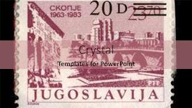  Presentation with macedonia - Presentation theme with yugoslavia-circa-1983-a-stamp background and a coral colored foreground