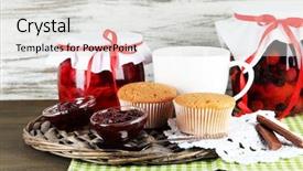  Presentation with woven - Amazing presentation theme having yummy jam in banks on woven tray on napkin on wooden table on wooden background backdrop and a light gray colored foreground