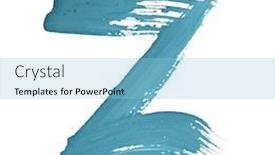  Presentation with white letters - Theme enhanced with z-color-letters-isolated-over background and a light blue colored foreground