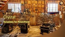  Presentation with workshop tools - Slides with zaanse-schans-netherlands-july-08 background and a tawny brown colored foreground