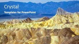  Presentation with erosion - Presentation theme with zabriskie-point-is-part background and a teal colored foreground
