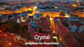  Presentation with croatia zagreb - Beautiful PPT layouts featuring zagreb cityscape croatia backdrop and a tawny brown colored foreground