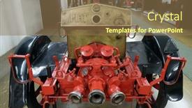  Presentation with nikola - Colorful slide set enhanced with zagreb-croatia-december-17-motor backdrop and a coral colored foreground