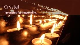  Presentation with lit candles - 