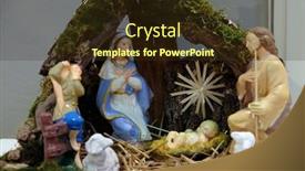  Presentation with museum exhibition - Amazing PPT theme having zagreb-croatia-december-23-exhibition backdrop and a tawny brown colored foreground