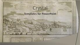  Presentation with croatia zagreb - Presentation theme enhanced with zagreb-croatia-february-15-view background and a soft green colored foreground