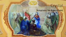  Presentation with pentecost - Slide deck featuring zagreb-croatia-february-19-2011 background and a yellow colored foreground