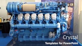  Presentation with marine industry - Beautiful presentation design featuring zagreb-croatia-february-20-2015 backdrop and a ocean colored foreground