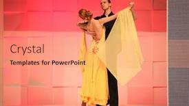  Presentation with wedding show - Colorful PPT theme enhanced with zagreb-croatia-february-4-couple backdrop and a coral colored foreground