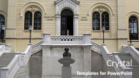  Presentation with university building - 