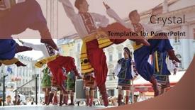  Presentation with folklore - Slide deck featuring zagreb-croatia-july-17-members background and a red colored foreground