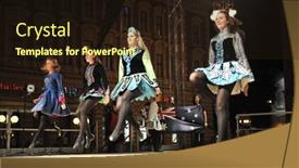  Presentation with folklore - Cool new slide set with zagreb-croatia-july-18-members backdrop and a wine colored foreground