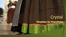  Presentation with folklore - Amazing slide deck having zagreb-croatia-july-19-members backdrop and a tawny brown colored foreground