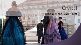  Presentation with folklore - Slide deck with zagreb-croatia-july-23-members background and a light gray colored foreground