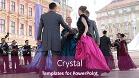  Presentation with folklore - Audience pleasing slide deck consisting of zagreb-croatia-july-23-members backdrop and a violet colored foreground