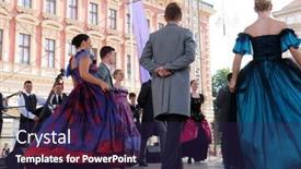  Presentation with folklore - PPT theme with zagreb-croatia-july-23-members background and a wine colored foreground