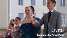  Presentation with folklore - Amazing PPT theme having zagreb-croatia-july-23-members backdrop and a navy blue colored foreground