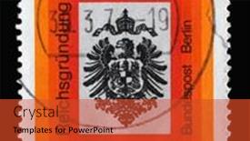  Presentation with shield - PPT theme consisting of zagreb-croatia-june-27-2014 background and a red colored foreground