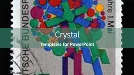  Presentation with labor - Slide set consisting of zagreb-croatia-june-27-2014 background and a ocean colored foreground