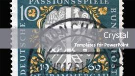  Presentation with crucifixion - Beautiful presentation featuring zagreb-croatia-june-27-2014 backdrop and a gray colored foreground