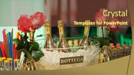  Presentation with prosecco - Presentation design featuring zagreb-croatia-march-2-2017 background and a tawny brown colored foreground