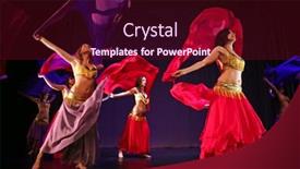  Presentation with performance - Audience pleasing presentation theme consisting of zagreb-croatia-may-08-belly backdrop and a tawny brown colored foreground