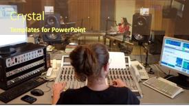  Presentation with broadcasting - Audience pleasing theme consisting of zagreb-croatia-may-29-2016 backdrop and a tawny brown colored foreground