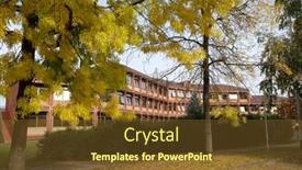  Presentation with croatia zagreb - Presentation design having zagreb-croatia-october-17-2016 background and a tawny brown colored foreground