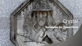  Presentation with jesus shepherd - Slide deck with zagreb-croatia-october-28-jesus background and a dark gray colored foreground