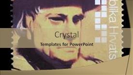  Presentation with 50th - Presentation design enhanced with zagreb-croatia-september-03-2014 background and a coral colored foreground