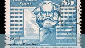  Presentation with karl marx - Colorful slide set enhanced with zagreb-croatia-september-09 backdrop and a light blue colored foreground