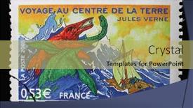  Presentation with novel - Presentation consisting of zagreb-croatia-september-11-2014 background and a yellow colored foreground