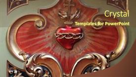  Presentation with croatia zagreb - Colorful presentation enhanced with zagreb-croatia-september-14-sacred backdrop and a tawny brown colored foreground