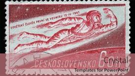  Presentation with czechoslovakia - Slide set with zagreb-croatia-september-18-2014 background and a coral colored foreground