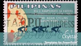  Presentation with philippines - Colorful presentation design enhanced with zagreb-croatia-september-18-2014 backdrop and a teal colored foreground