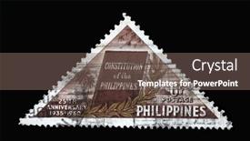  Presentation with philippine constitution - Beautiful theme featuring zagreb-croatia-september-18-2014 backdrop and a violet colored foreground