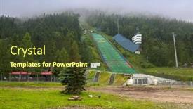  Presentation with venue - Slide set having zakopane-poland-june-25-2013 background and a tawny brown colored foreground