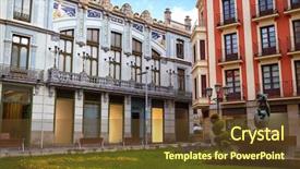  Presentation with teamwork street signs - Theme having zamora santa clara street facades in spain modernism background and a tawny brown colored foreground