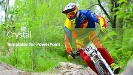  Presentation with trail competition - PPT theme featuring zaporizhzhya-ukraine-may-03-2015 background and a seafoam green colored foreground