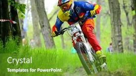  Presentation with trail competition - PPT theme featuring zaporizhzhya-ukraine-may-03-2015 background and a tawny brown colored foreground