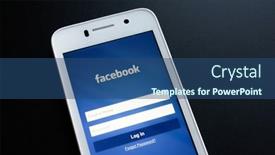  Presentation with facebook - Amazing PPT theme having zaporizhzhya-ukraine-november-07-2014 backdrop and a ocean colored foreground