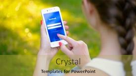  Presentation with facebook - Slide deck consisting of zaporizhzhya-ukraine-september-20-2014 background and a gold colored foreground