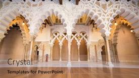  Presentation with islamic - Amazing theme having zaragoza-spain-june-8-2014 backdrop and a coral colored foreground