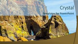  Presentation with pacific island - Beautiful PPT layouts featuring zealand north island powerful coastal backdrop and a light blue colored foreground