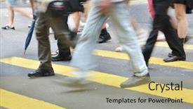  Presentation with pedestrian - Audience pleasing slide deck consisting of female red solid maine coon backdrop and a wine colored foreground