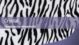  Presentation with 3d printing print concept metallic - PPT layouts consisting of zebra print background background and a violet colored foreground