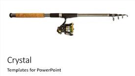  Presentation with spinning - Amazing PPT theme having zel - rod spinning on the white backdrop and a white colored foreground