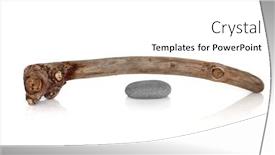  Presentation with zen stone - Theme with zen-abstract-of-one-grey background and a white colored foreground