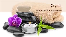  Presentation with spirituality zen meditation stone - Cool new presentation theme with zen basalt stones and orchid backdrop and a lemonade colored foreground