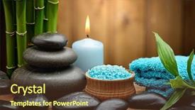  Presentation with zen stones - Audience pleasing presentation design consisting of zen basalt stones and tonung backdrop and a tawny brown colored foreground